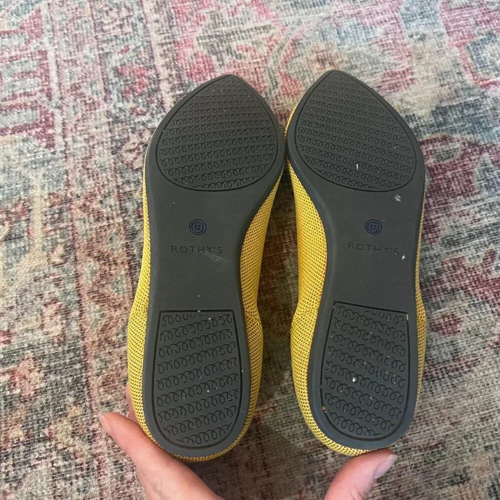 Gold Rothy's Point Size 9 - Picture 4 of 5